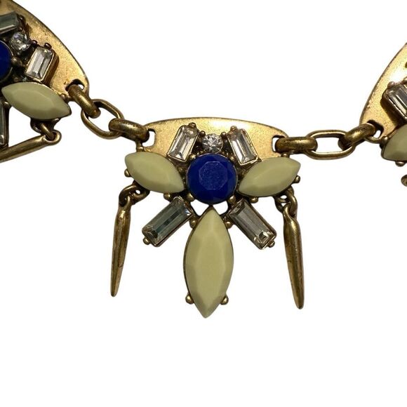 J. Crew Rhinestone statement necklace. Great condition. - Picture 3 of 5